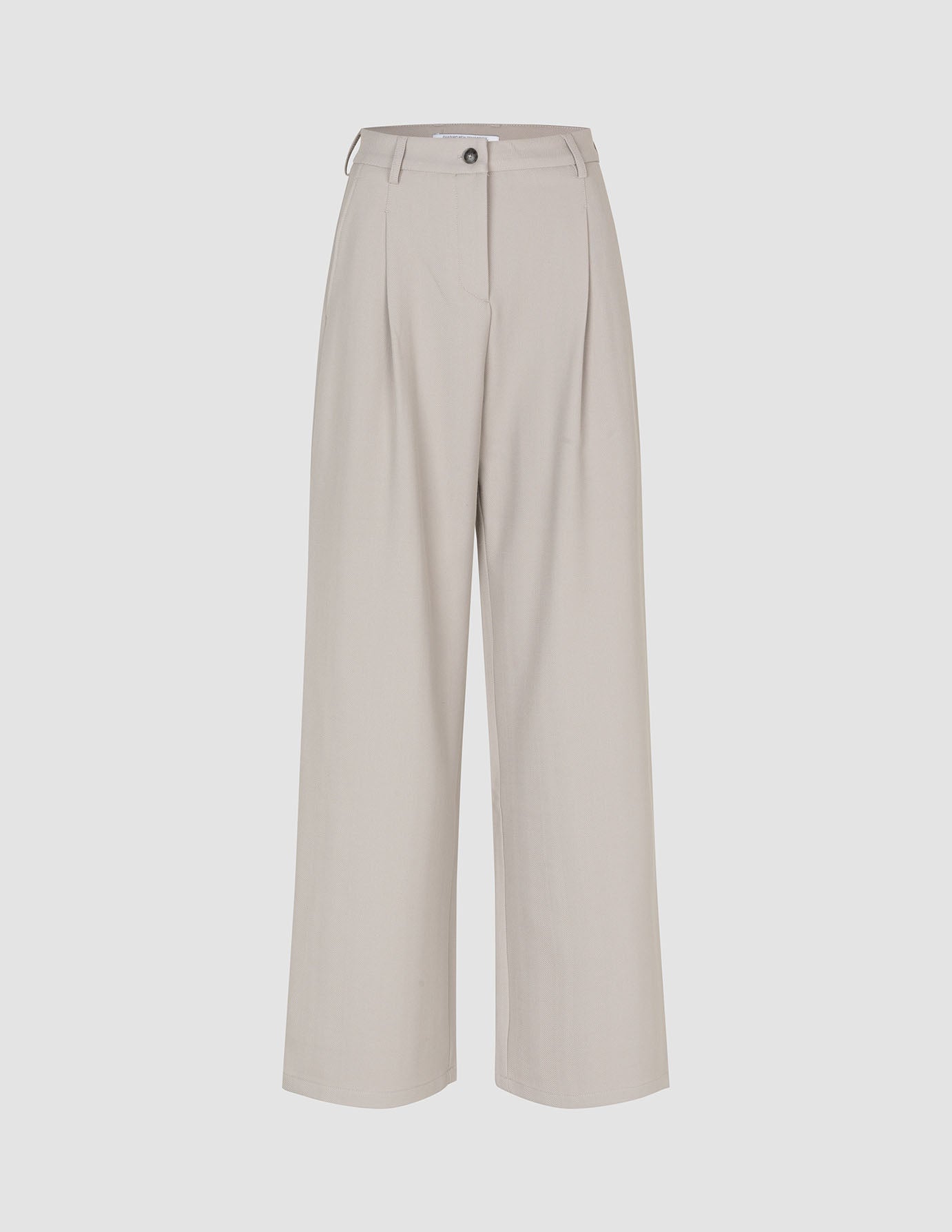 Serene Set Greige Wide Fit Pants & Short Jacket